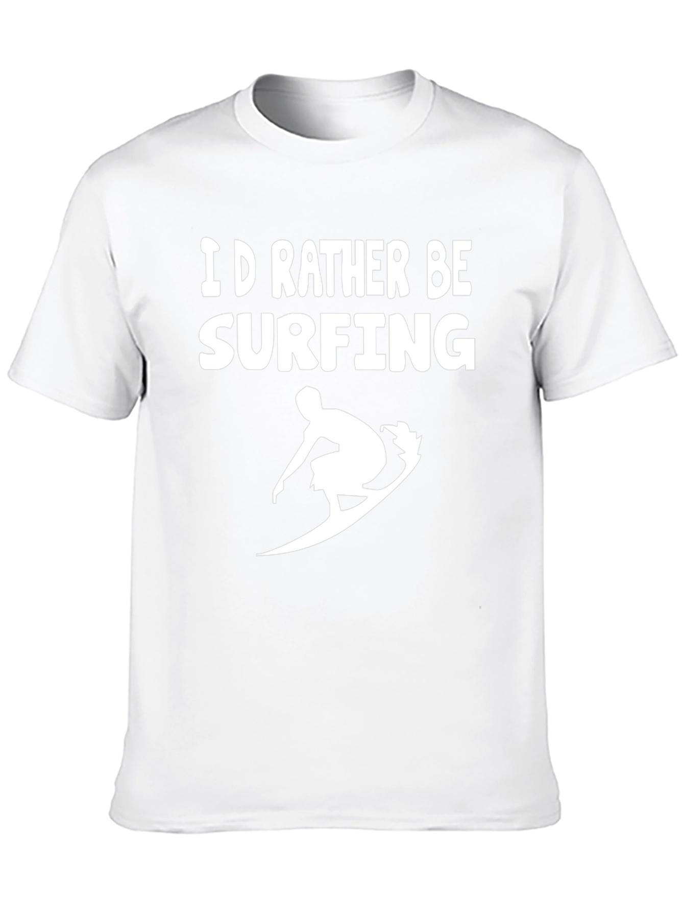 Id Rather Be Surfing T-Shirt - Black