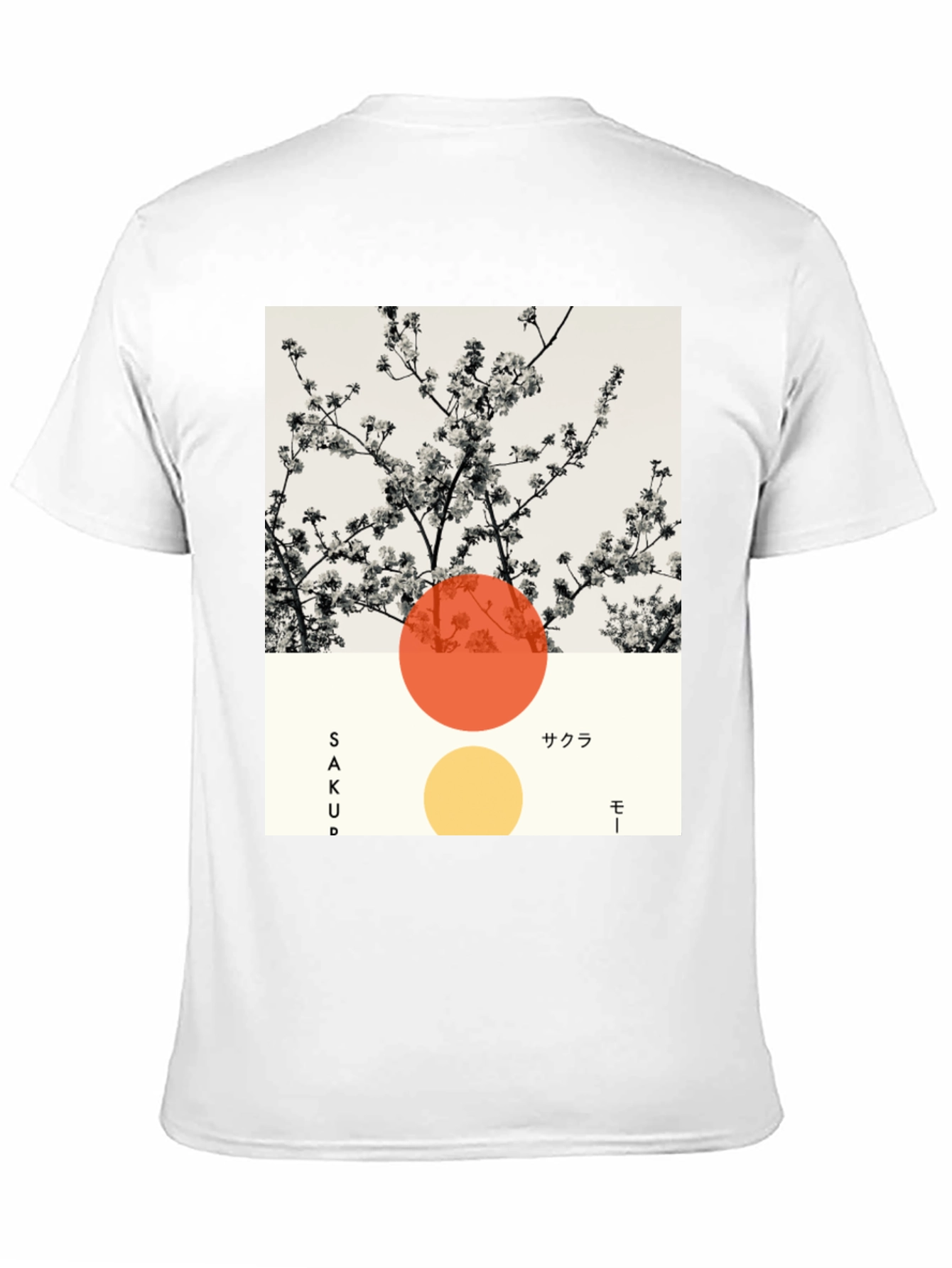 Sakura Blossom Graphic Tee - Modern Japanese Style