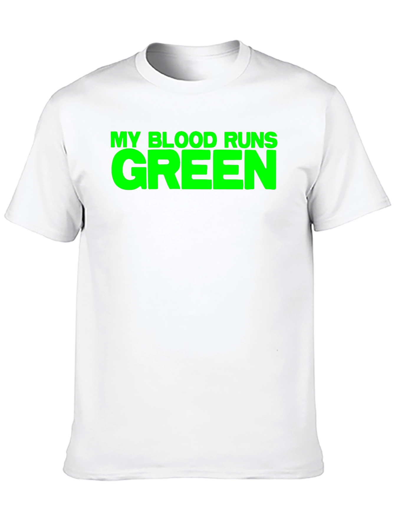 My Blood Runs Green T-Shirt - Bold Graphic Tee