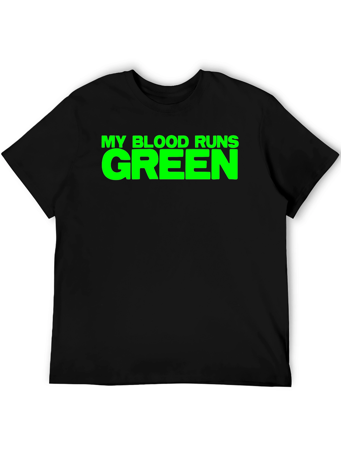 My Blood Runs Green T-Shirt - Bold Graphic Tee