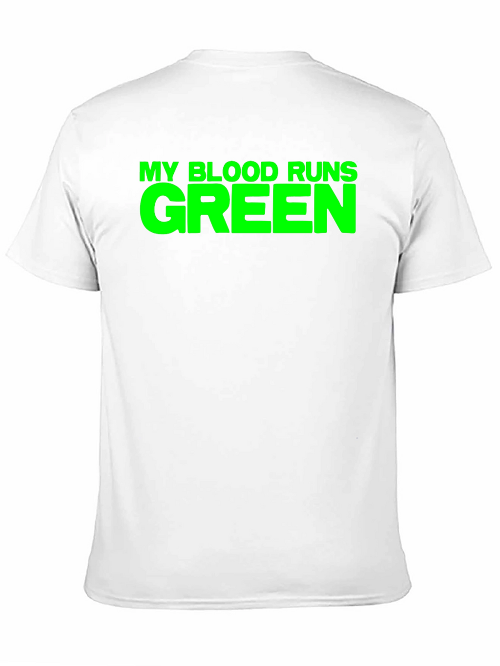 My Blood Runs Green T-Shirt - Bold Graphic Tee