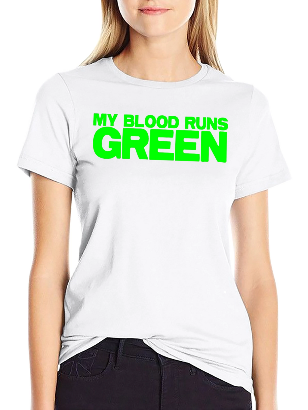 My Blood Runs Green T-Shirt - Bold Graphic Tee