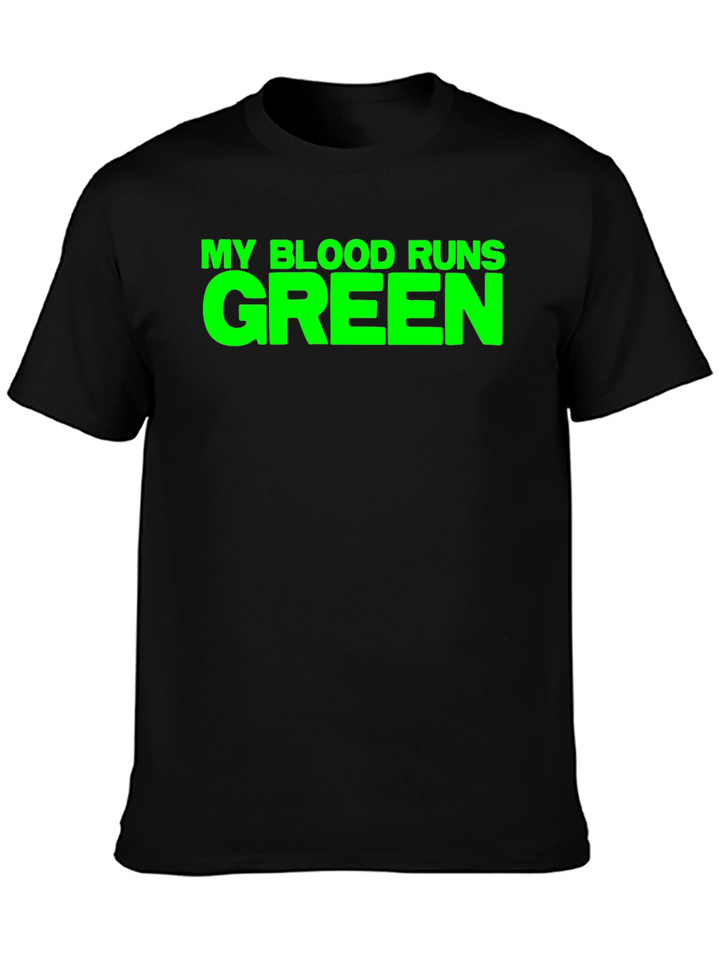 My Blood Runs Green T-Shirt - Bold Graphic Tee