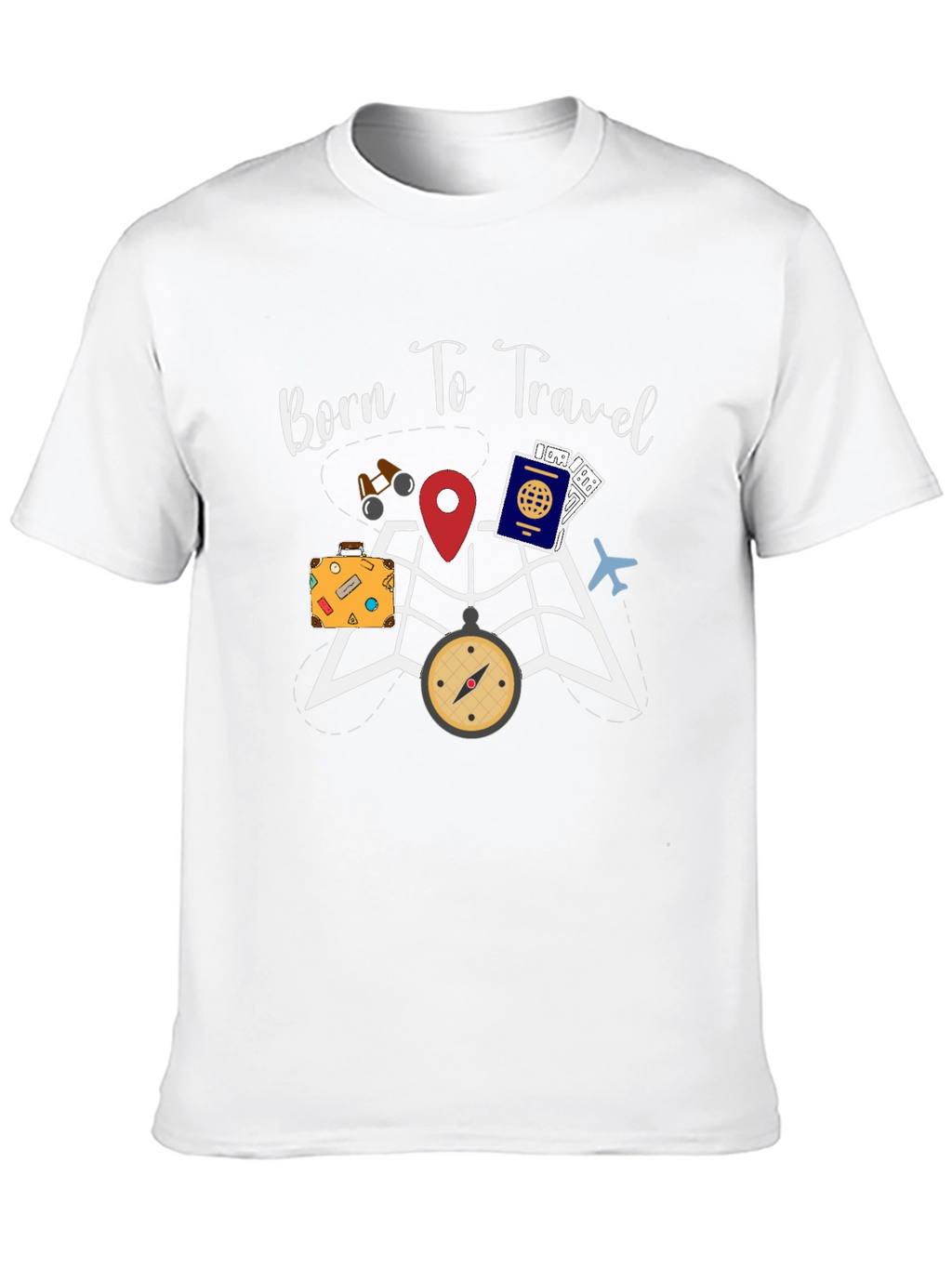 Born To Travel T-Shirt - Adventure Awaits!