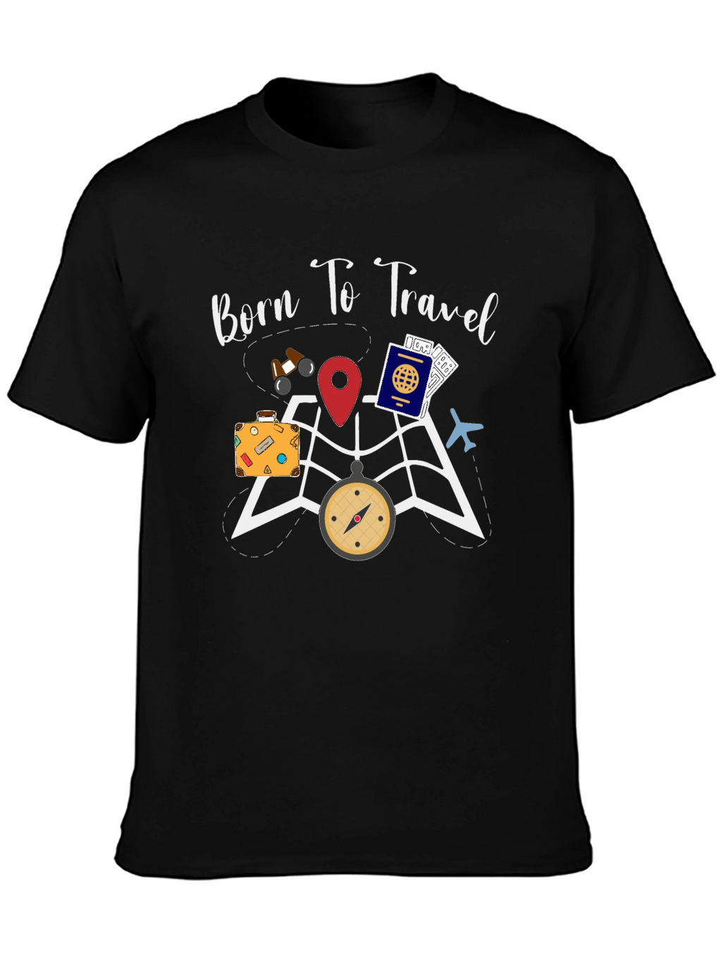 Born To Travel T-Shirt - Adventure Awaits!