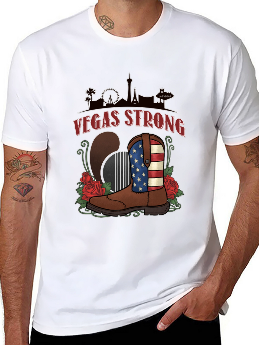 Vegas Strong Graphic Tee
