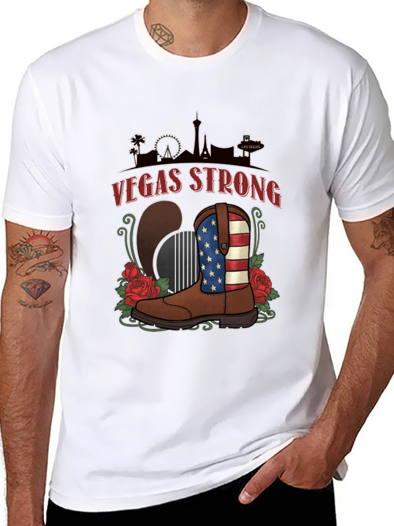 Vegas Strong Graphic Tee