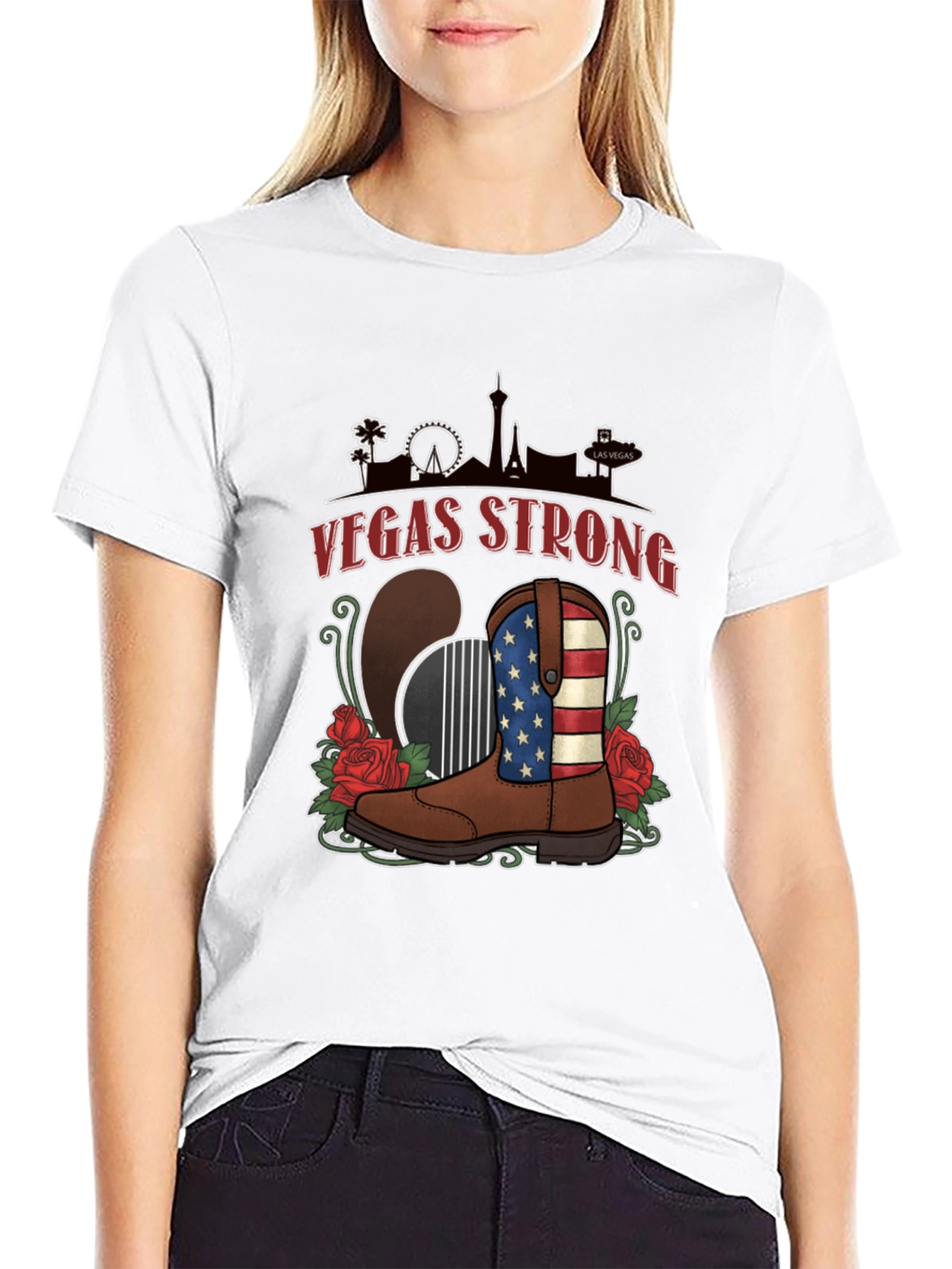 Vegas Strong Graphic Tee