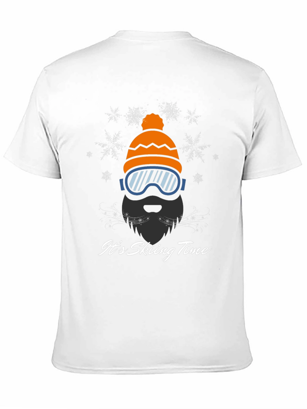 Skiing Time Graphic Tee - Winter Adventure Shirt