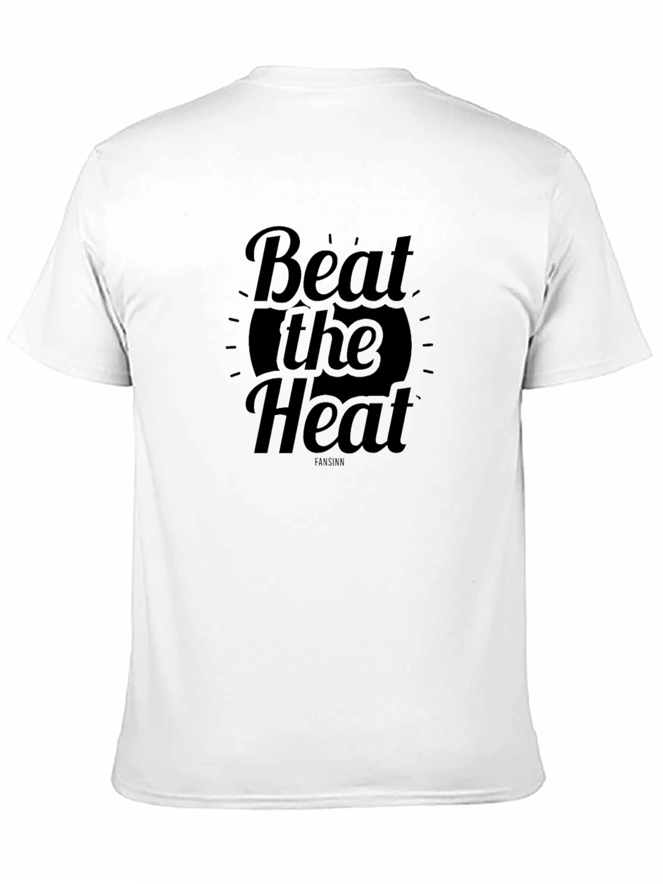 Beat the Heat Black Graphic T-Shirt - Cool Summer Style