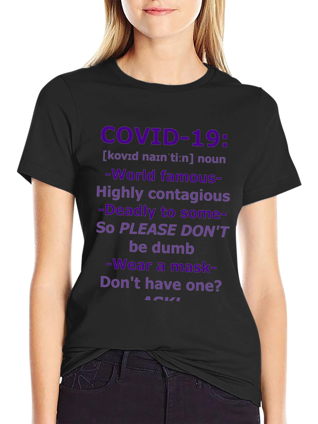 COVID-19 Awareness Graphic Tee - Wear a Mask!