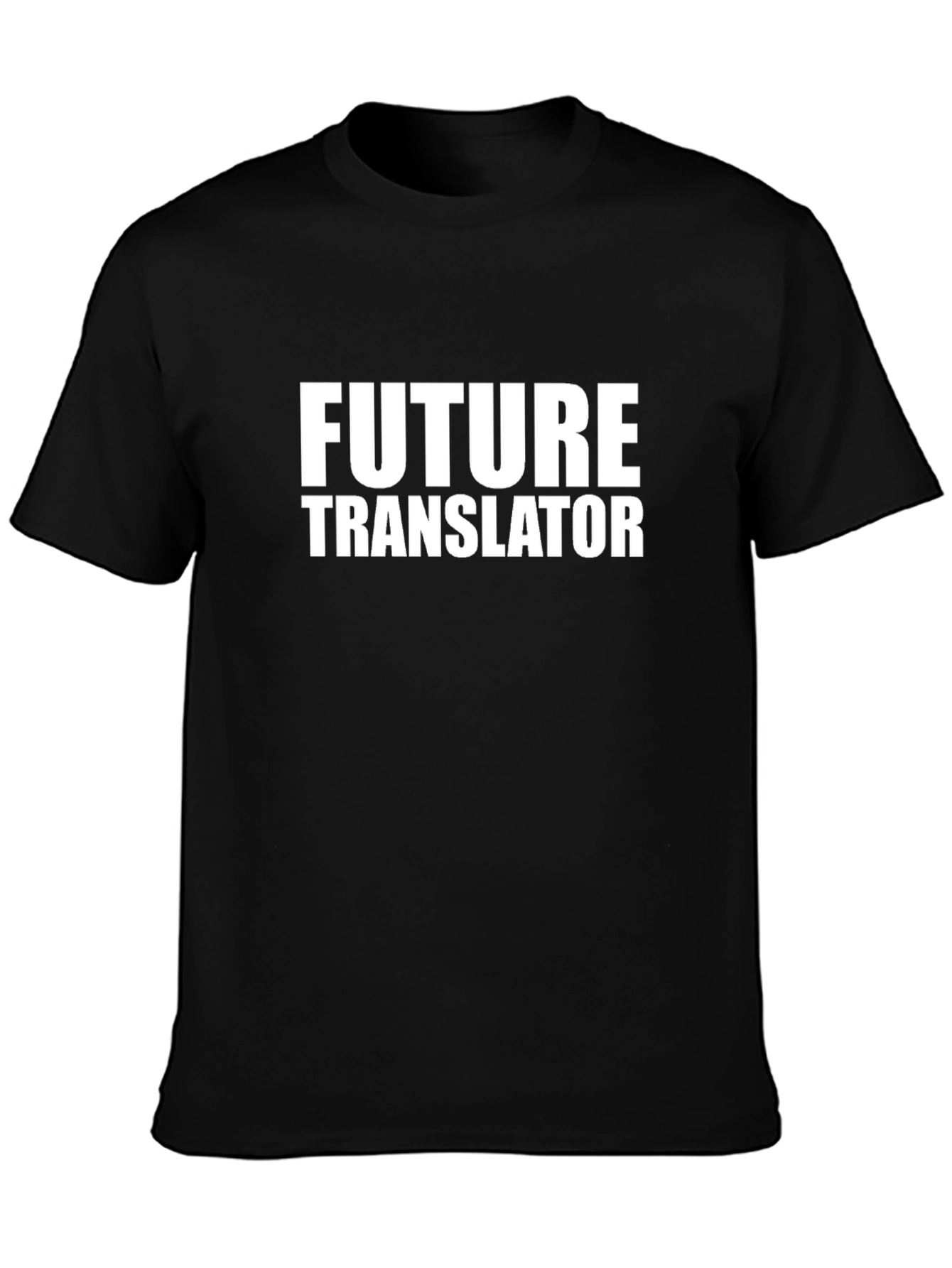 Future Translator Black T-Shirt