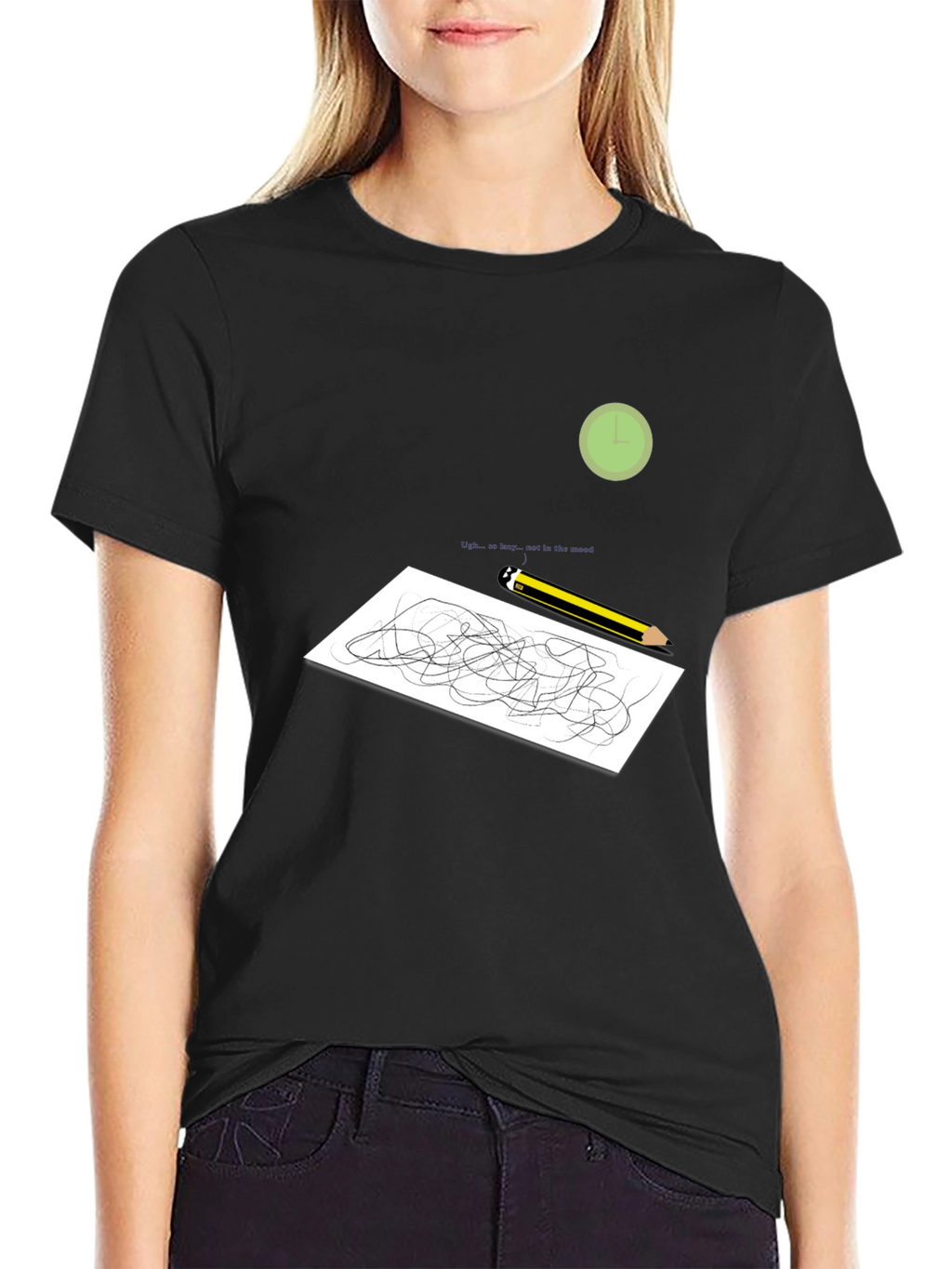 Abstract Scribble T-Shirt