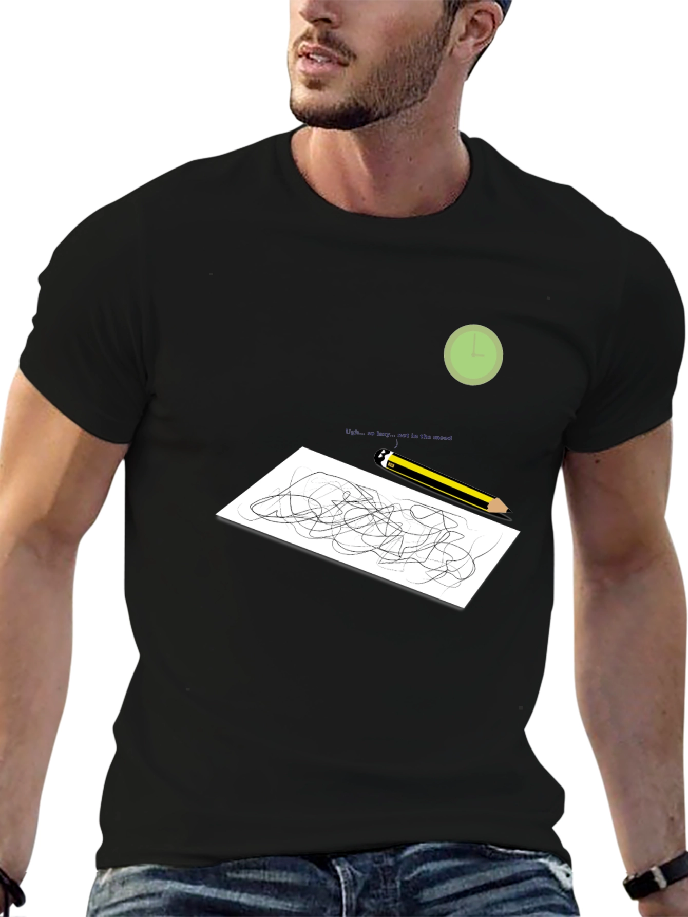 Abstract Scribble T-Shirt