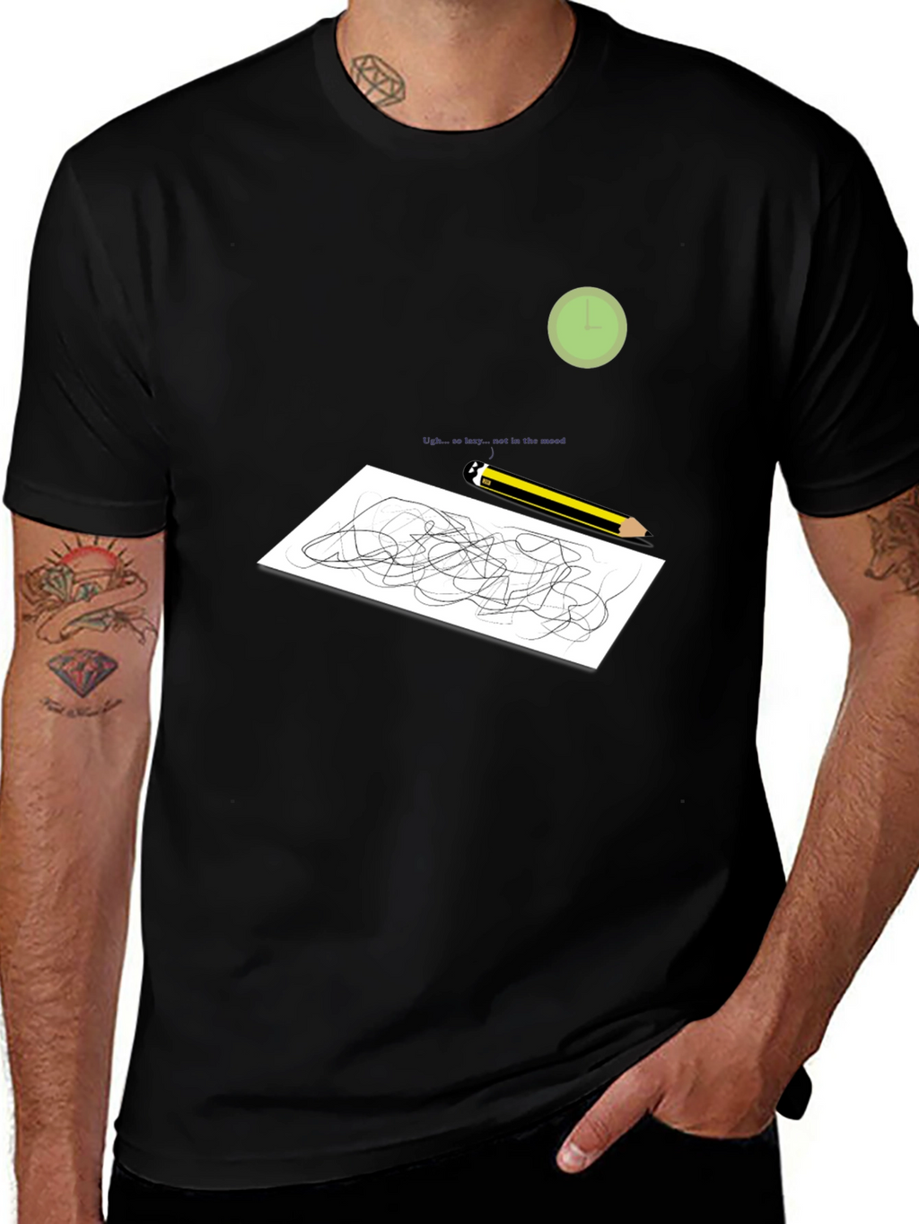 Abstract Scribble T-Shirt