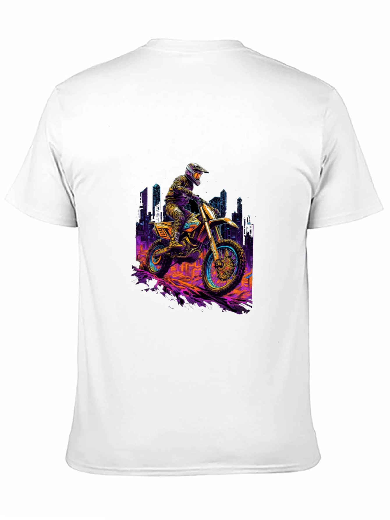 Motorcycle Ride T-Shirt - Black Cotton Blend