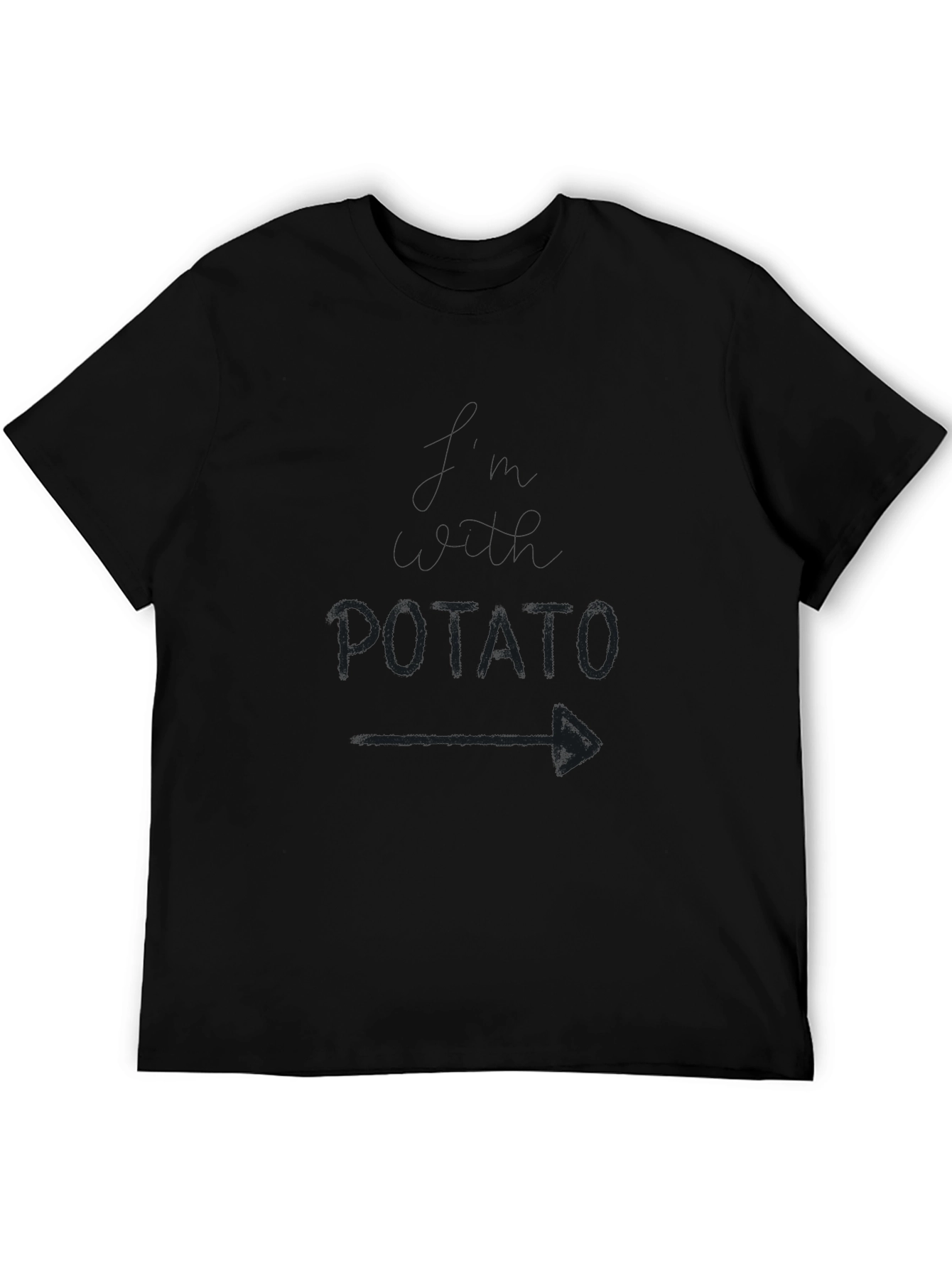 Potato Arrow T-Shirt - Funny Graphic Tee for Potato Lovers