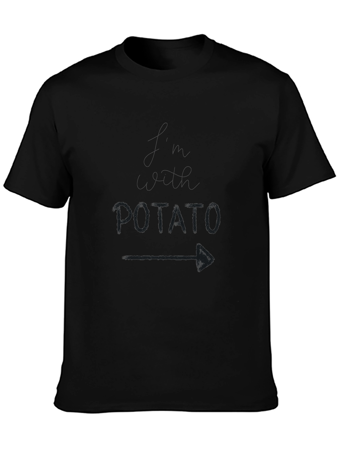 Potato Arrow T-Shirt - Funny Graphic Tee for Potato Lovers