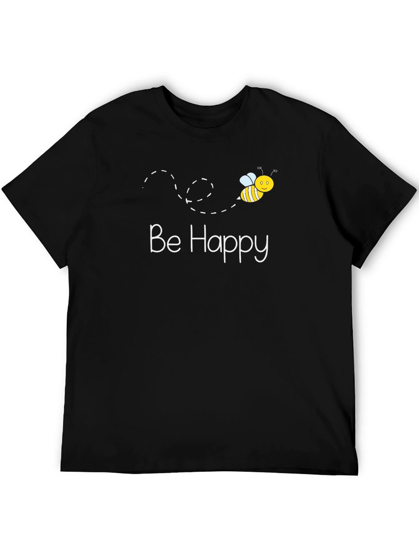 Be Happy Bee Graphic T-Shirt