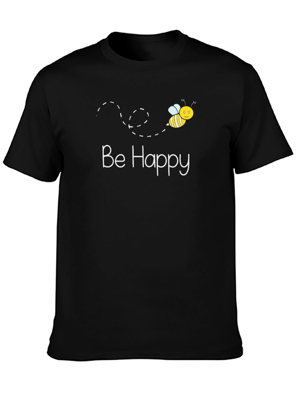 Be Happy Bee Graphic T-Shirt