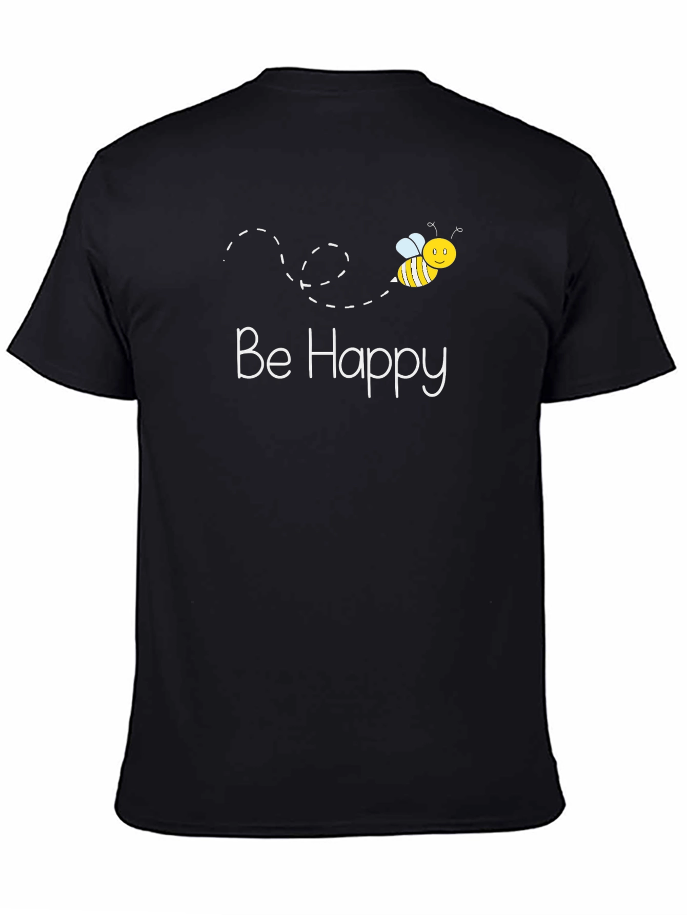 Be Happy Bee Graphic T-Shirt