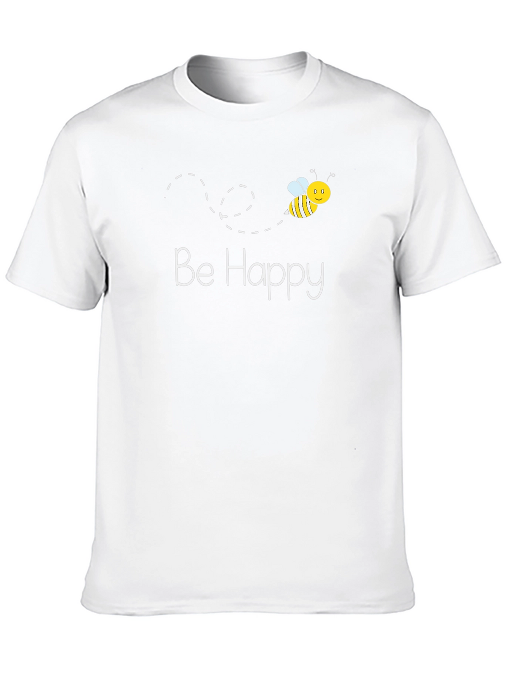 Be Happy Bee Graphic T-Shirt