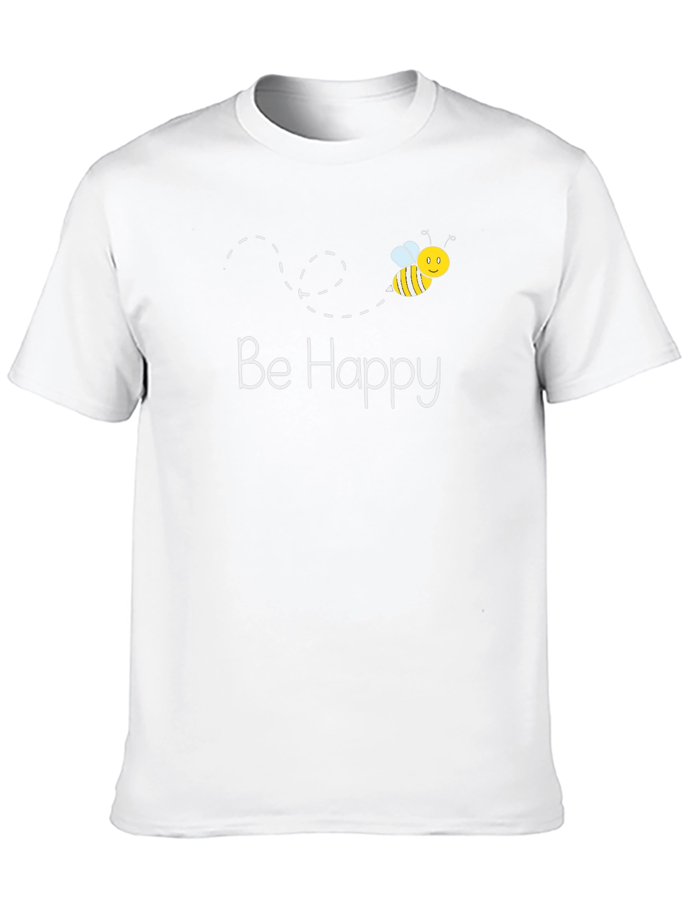 Be Happy Bee Graphic T-Shirt