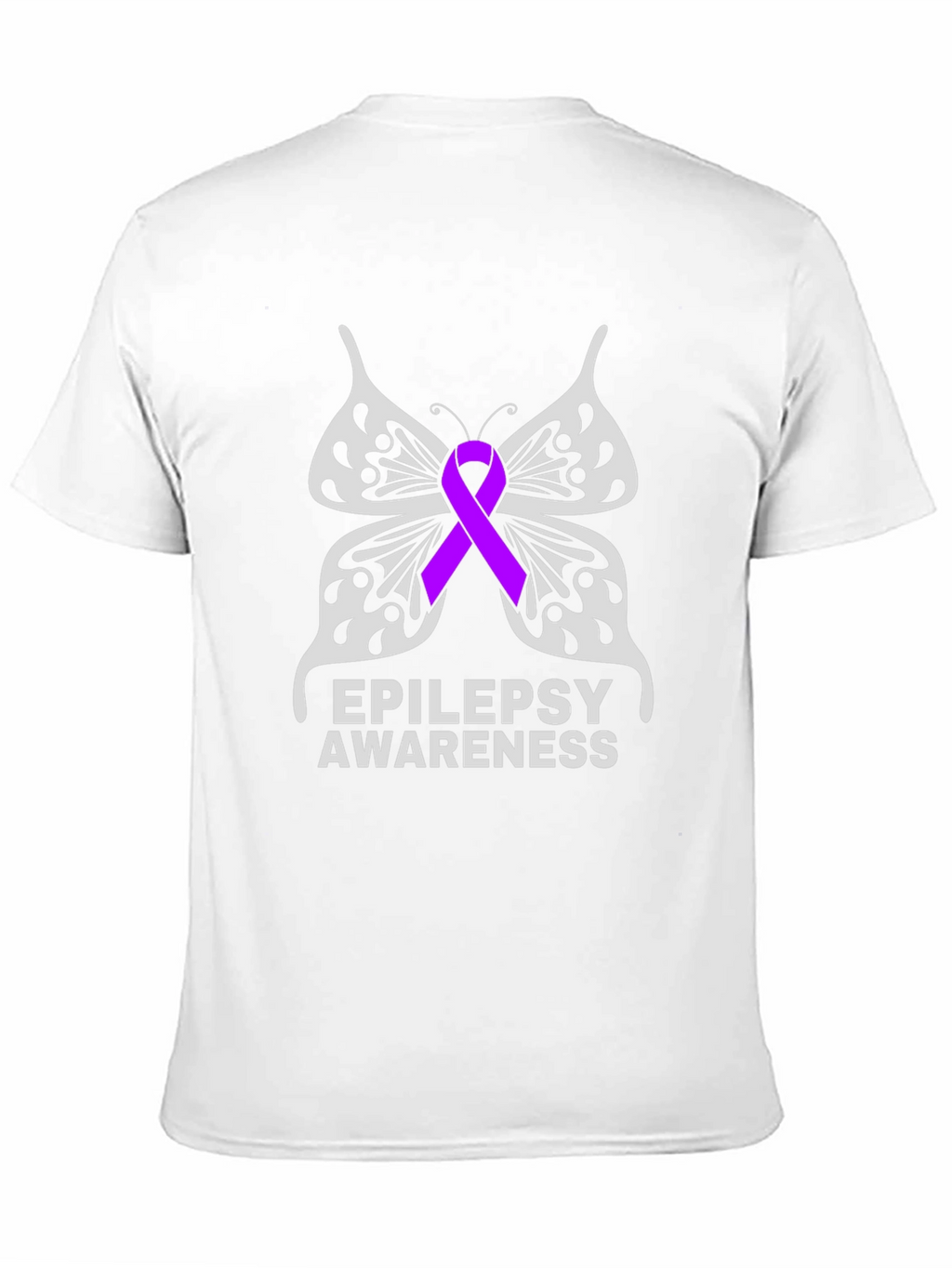 Epilepsy Awareness Butterfly Ribbon T-Shirt
