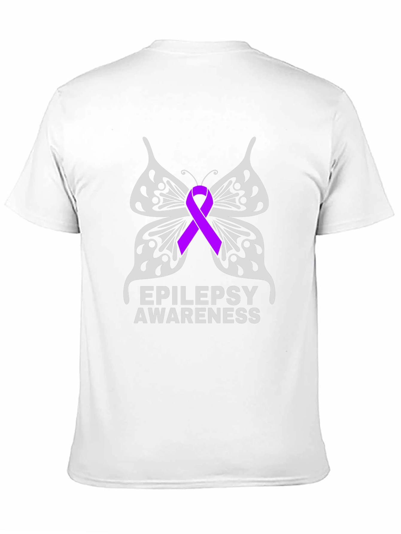 Epilepsy Awareness Butterfly Ribbon T-Shirt