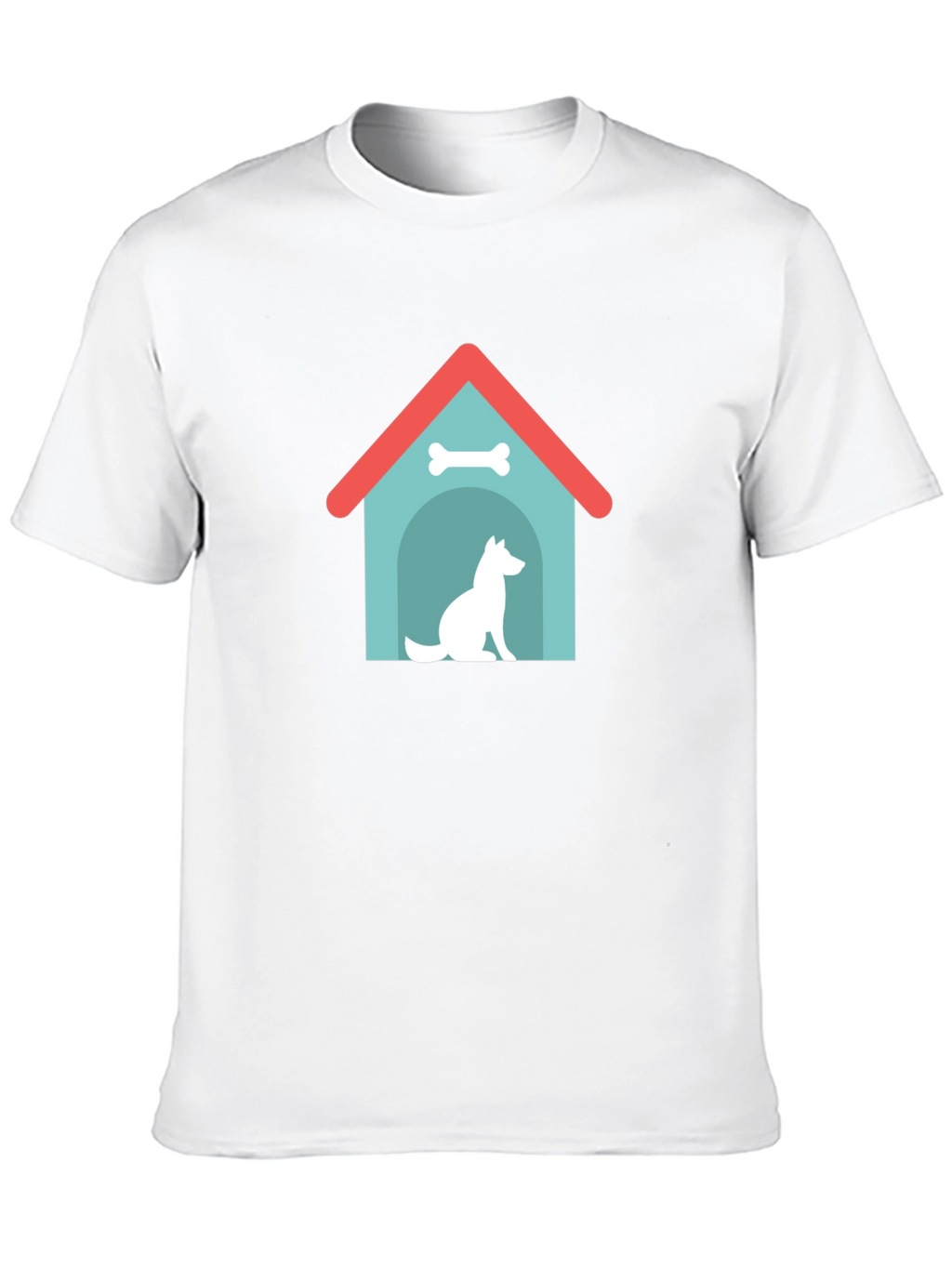 Dog House Graphic Tee - Black Cotton Shirt