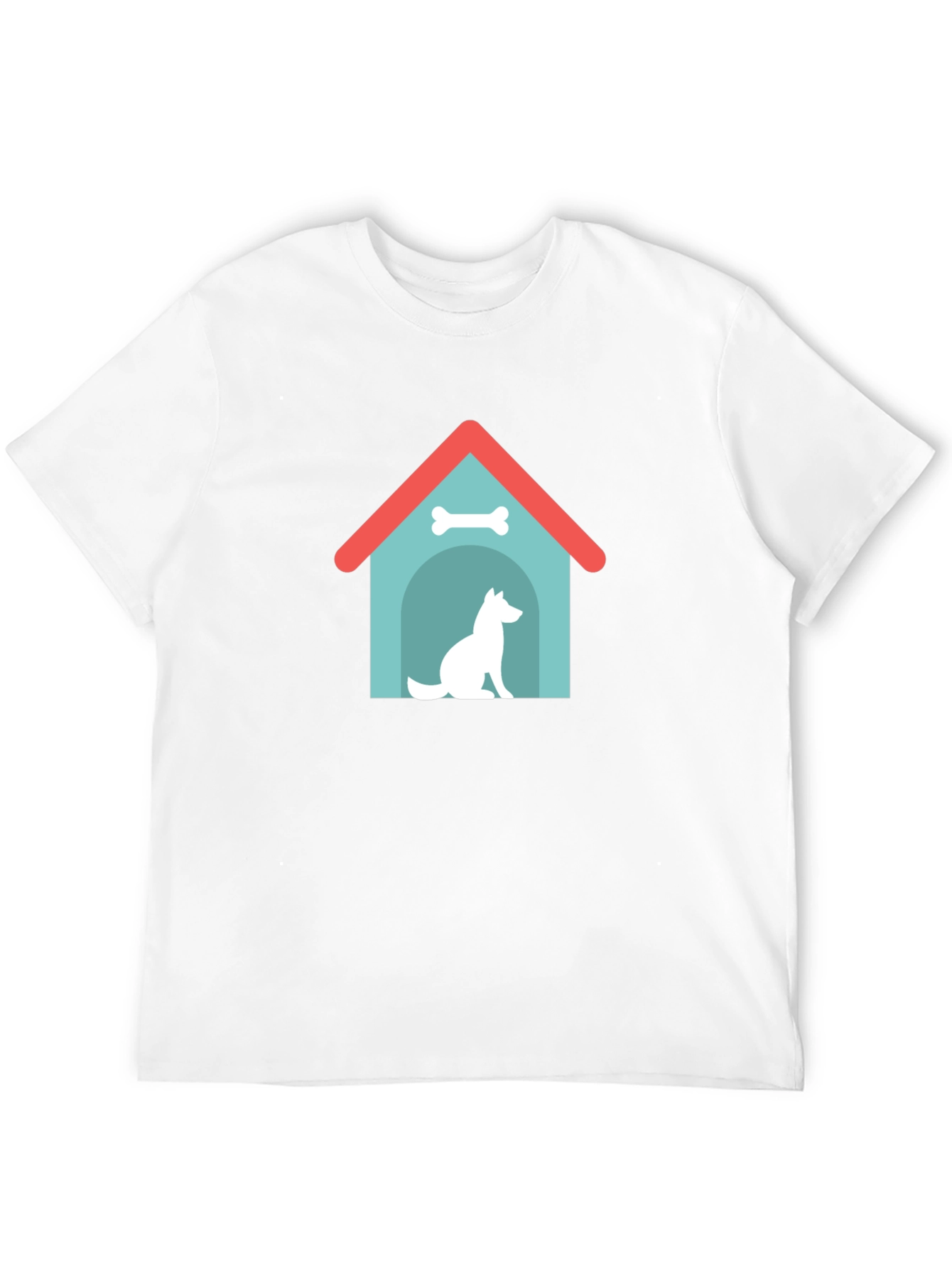 Dog House Graphic Tee - Black Cotton Shirt