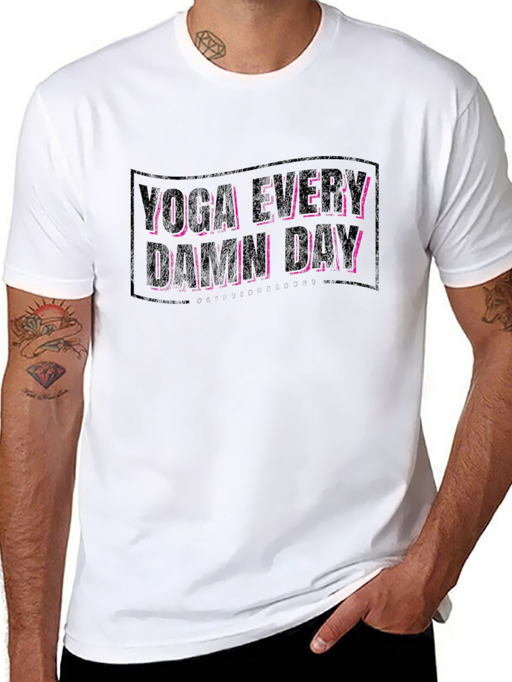 Yoga Every Damn Day Graphic Tee
