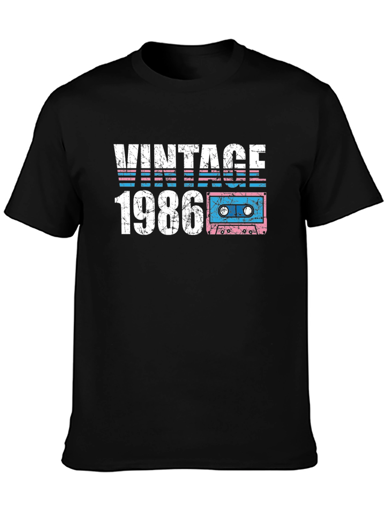 Vintage 1986 Cassette Tape T-Shirt