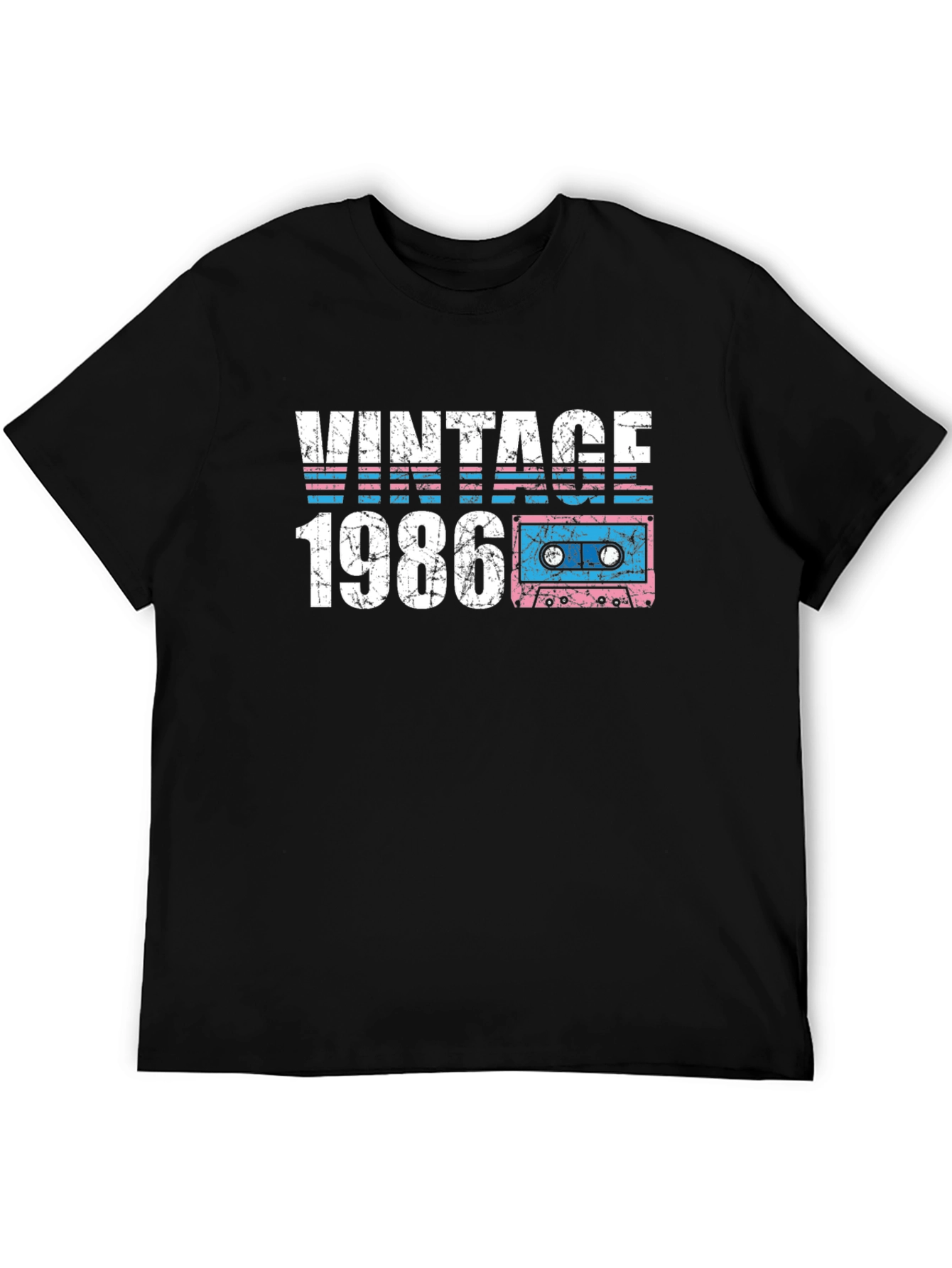 Vintage 1986 Cassette Tape T-Shirt