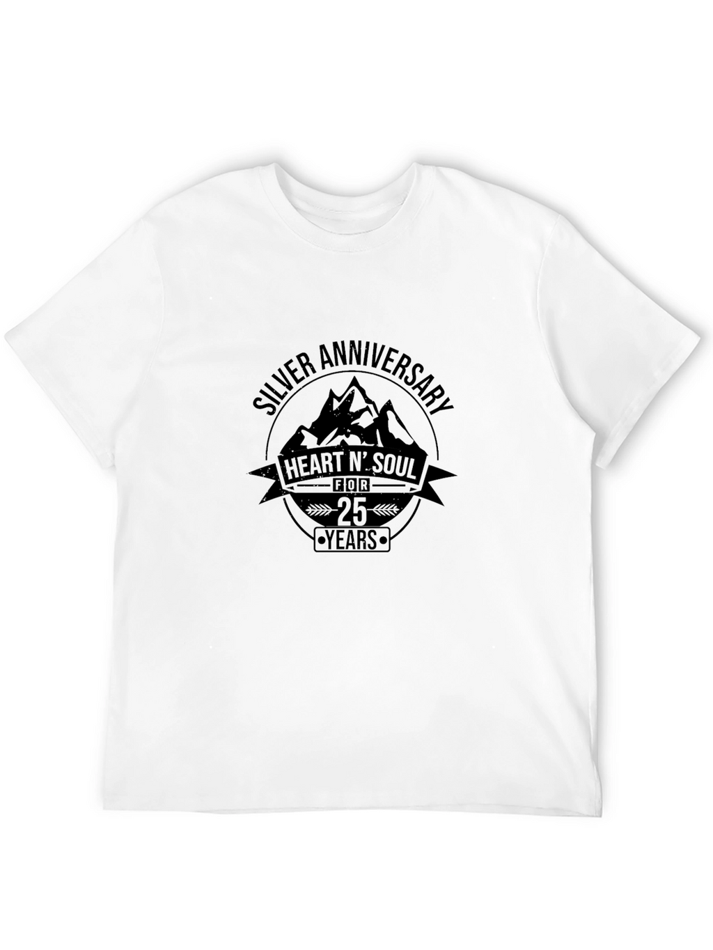 Silver Anniversary Heart N Soul T-Shirt