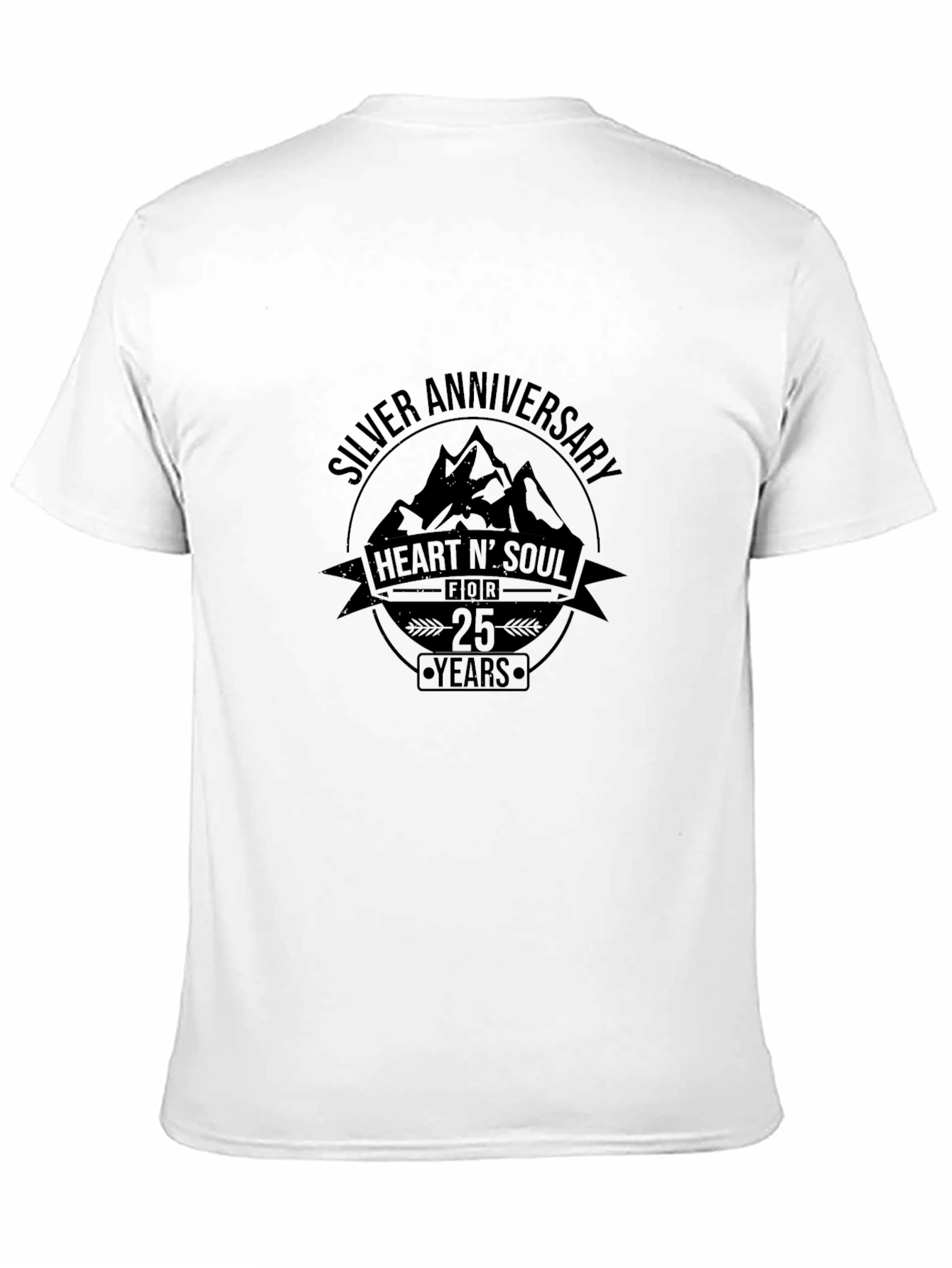 Silver Anniversary Heart N Soul T-Shirt