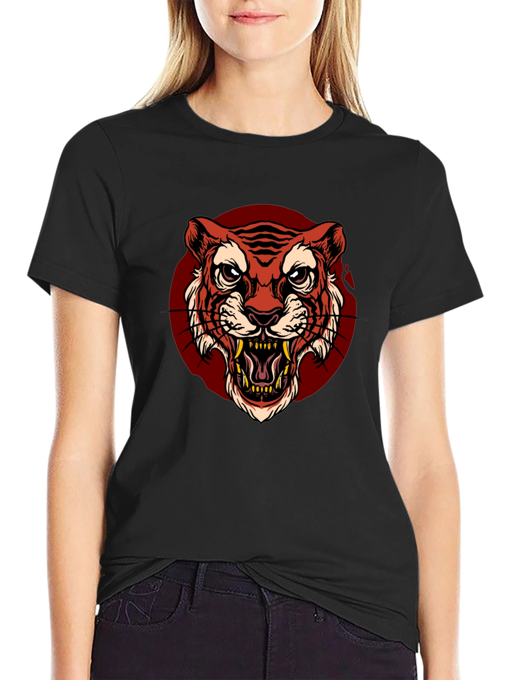 Black Tiger Graphic Tee
