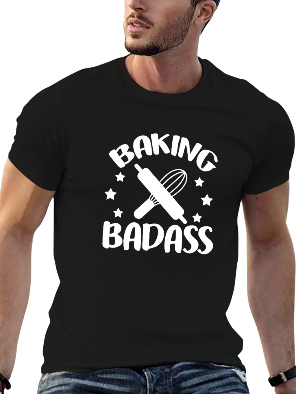 Baking Badass Black T-Shirt