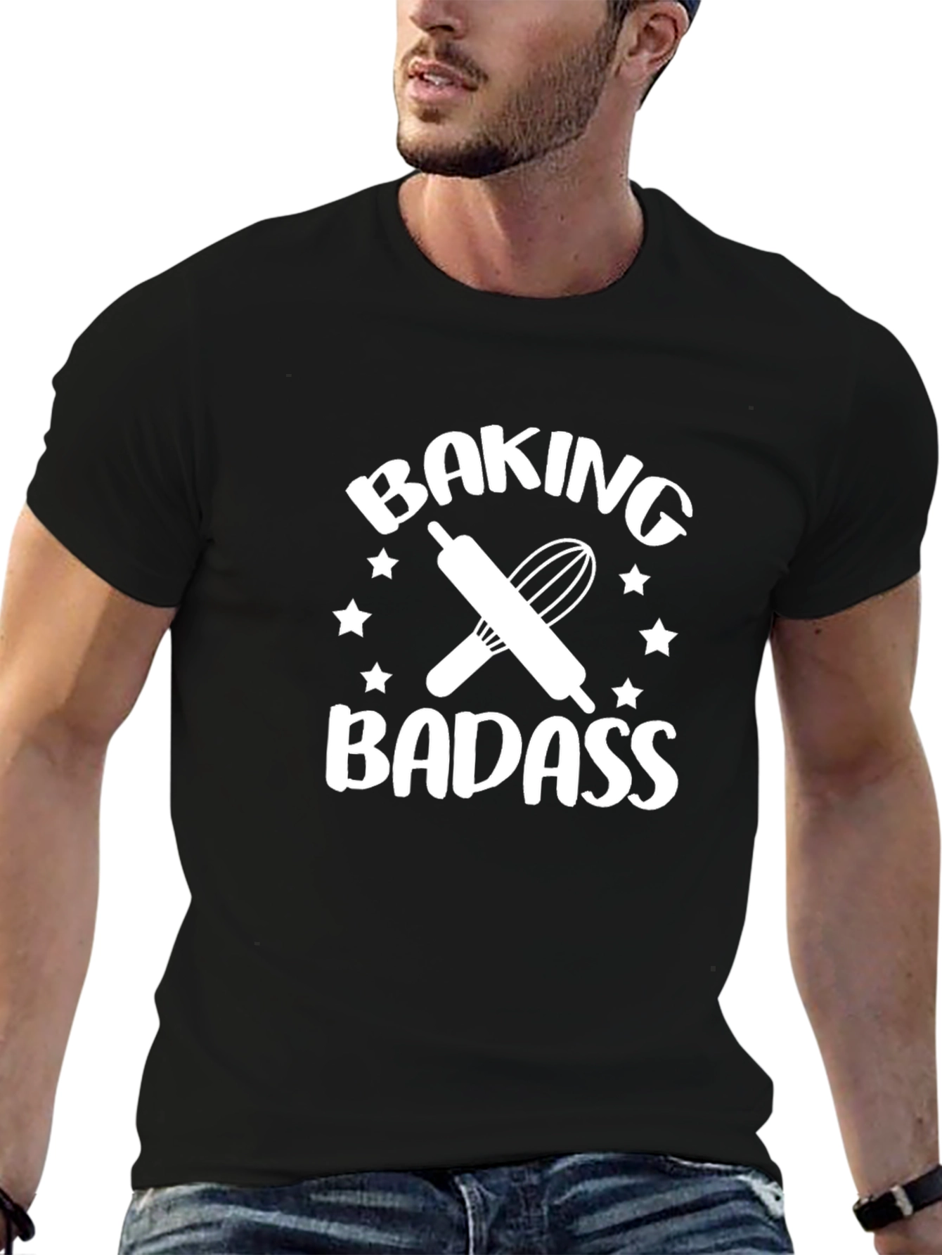 Baking Badass Black T-Shirt
