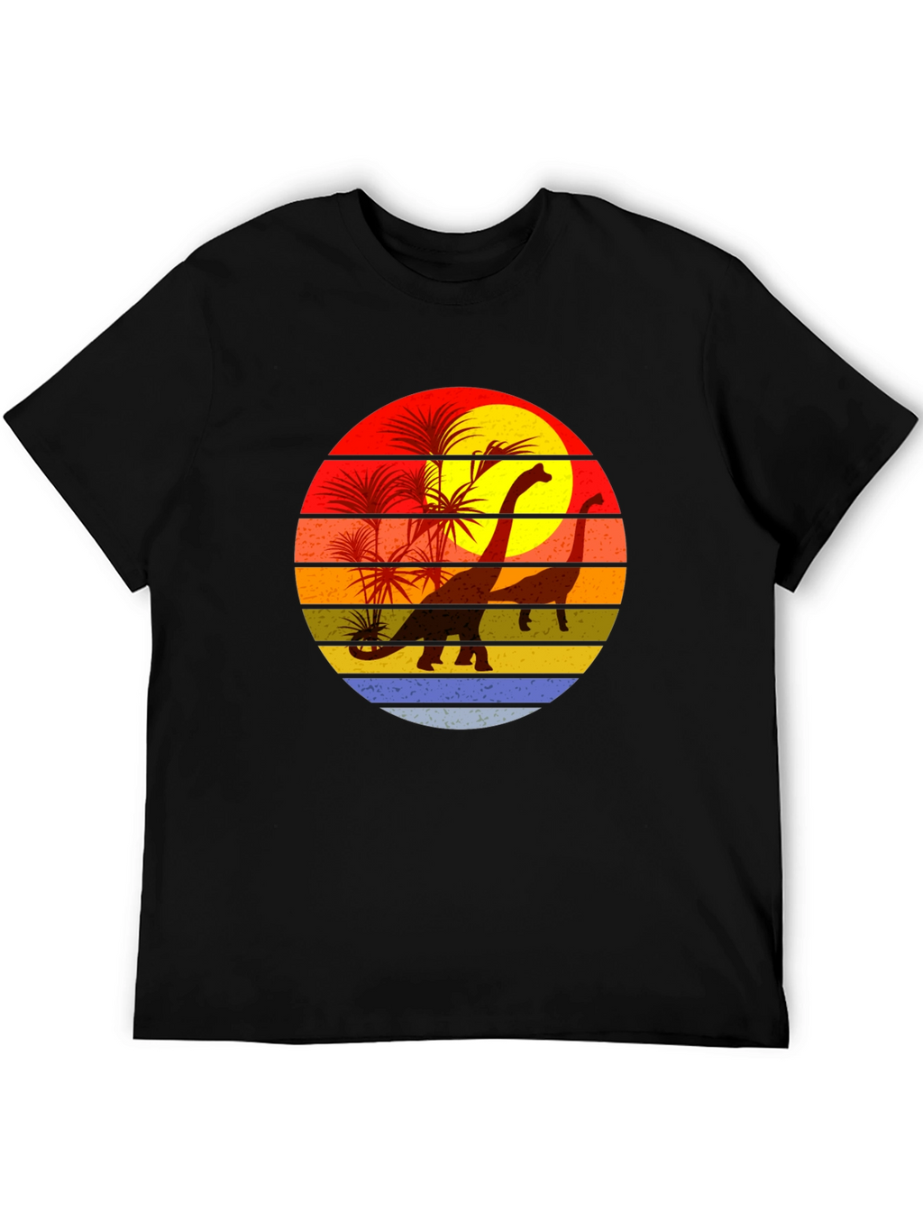 Retro Dinosaur Sunset T-Shirt