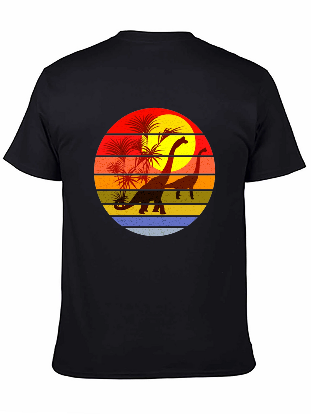 Retro Dinosaur Sunset T-Shirt