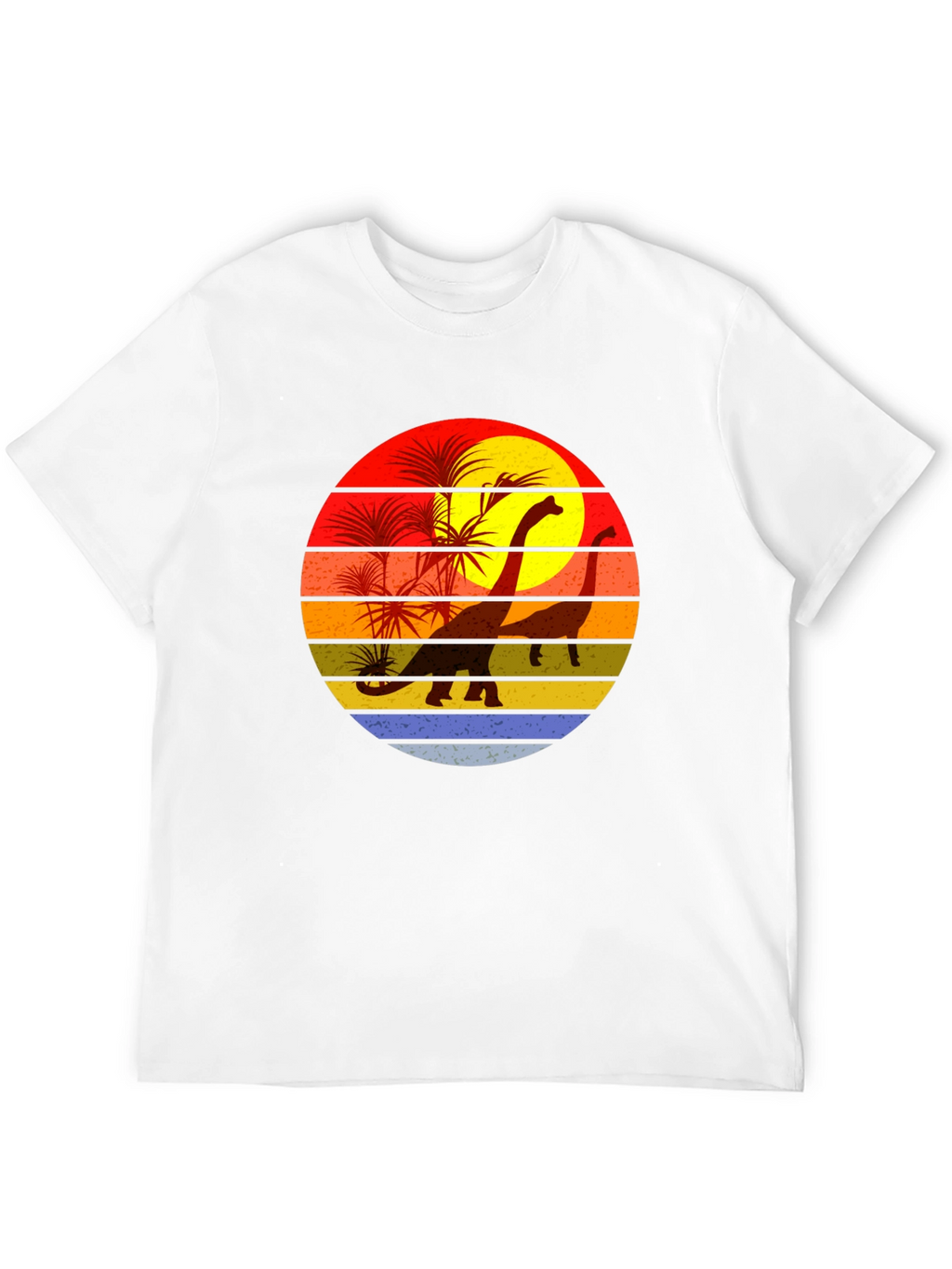 Retro Dinosaur Sunset T-Shirt