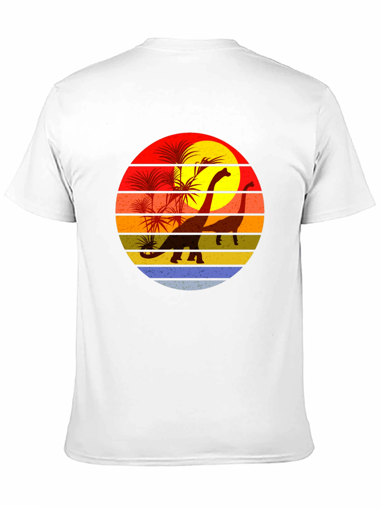 Retro Dinosaur Sunset T-Shirt