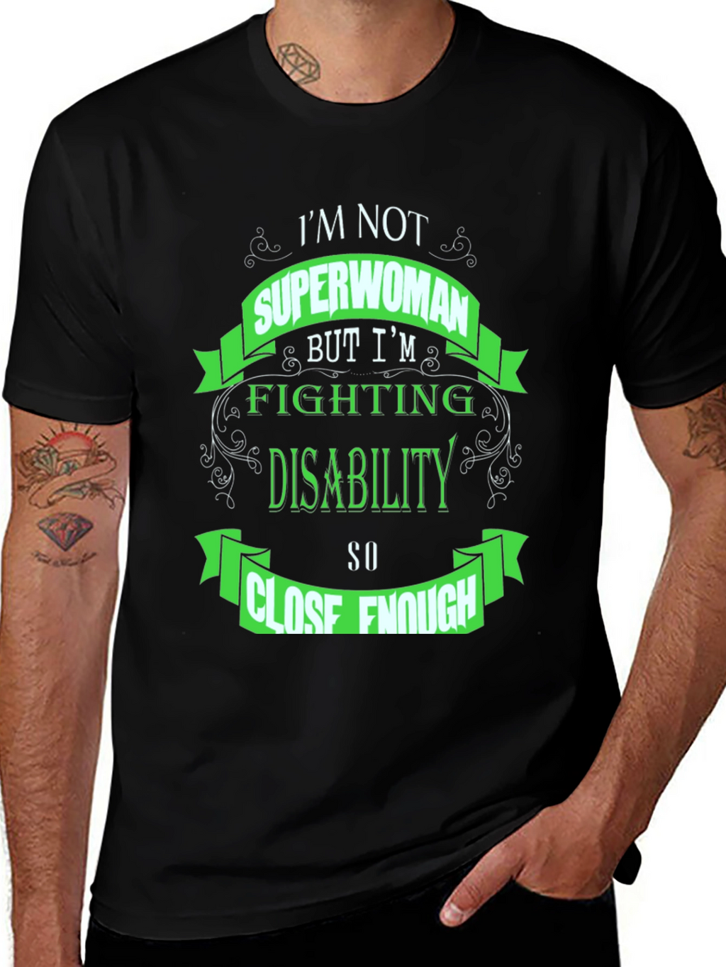 Superwoman Disability Awareness T-Shirt