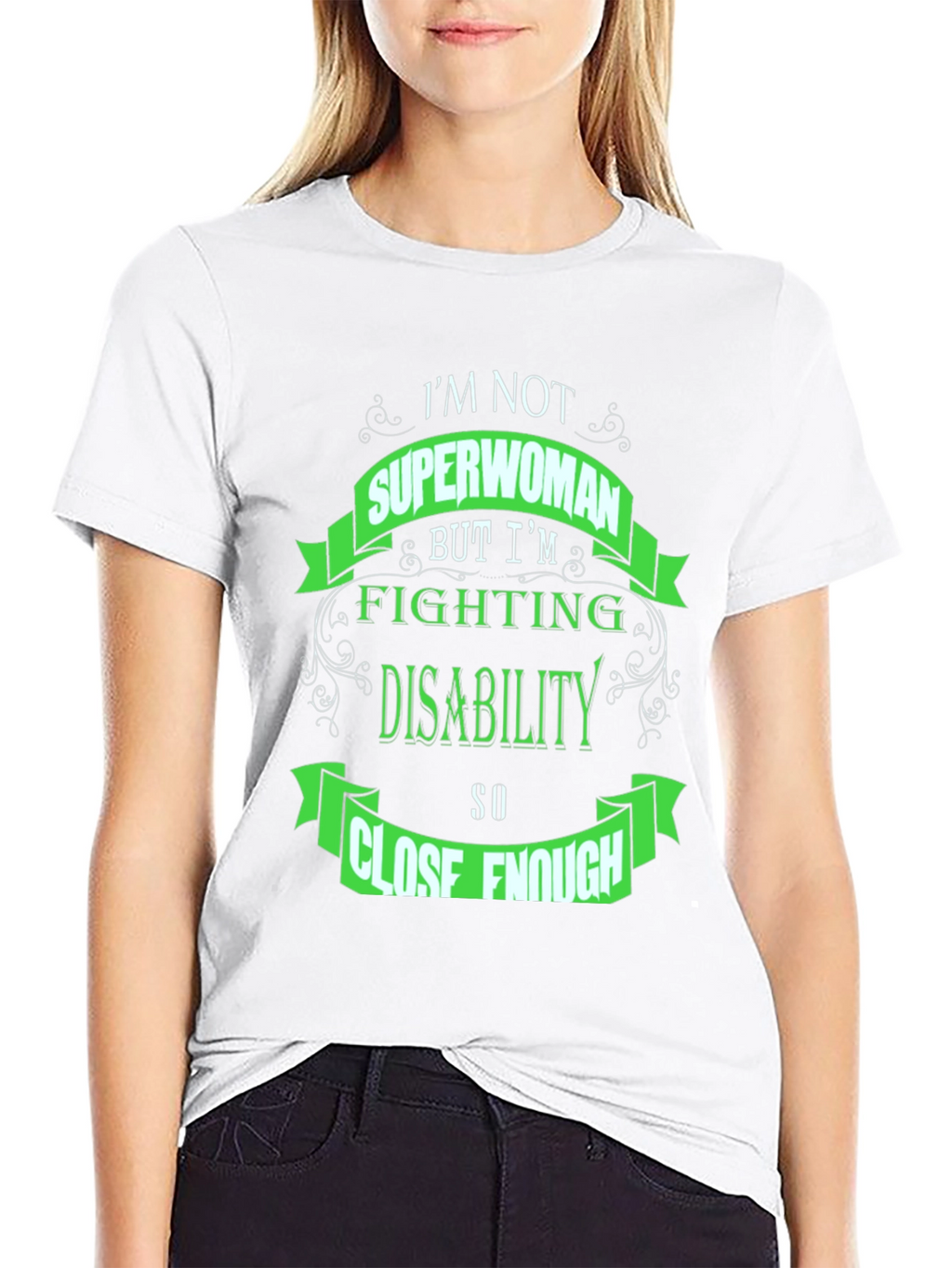 Superwoman Disability Awareness T-Shirt