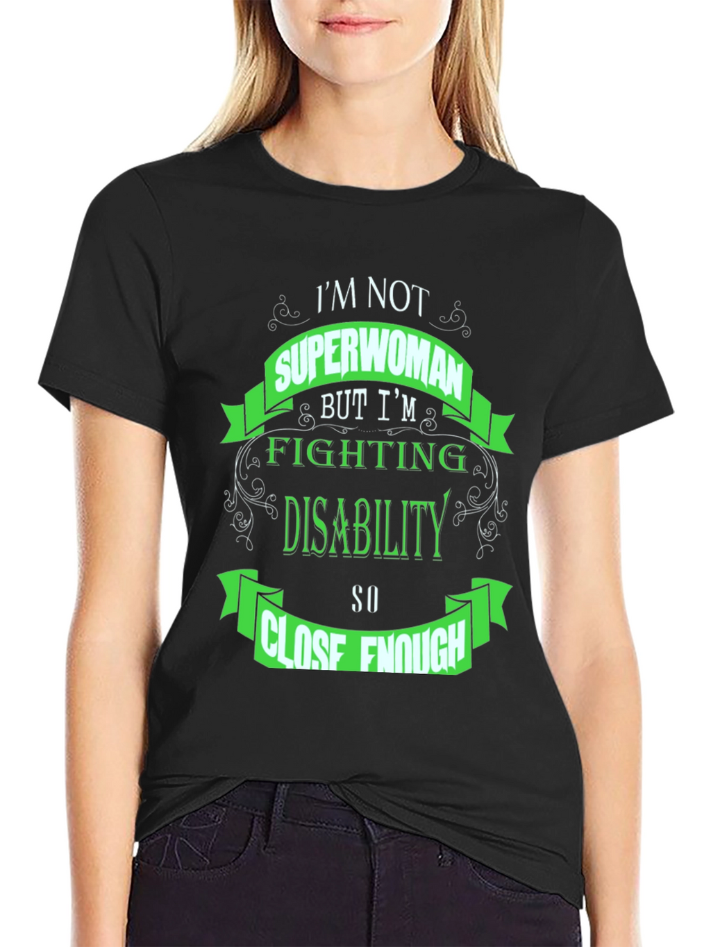 Superwoman Disability Awareness T-Shirt