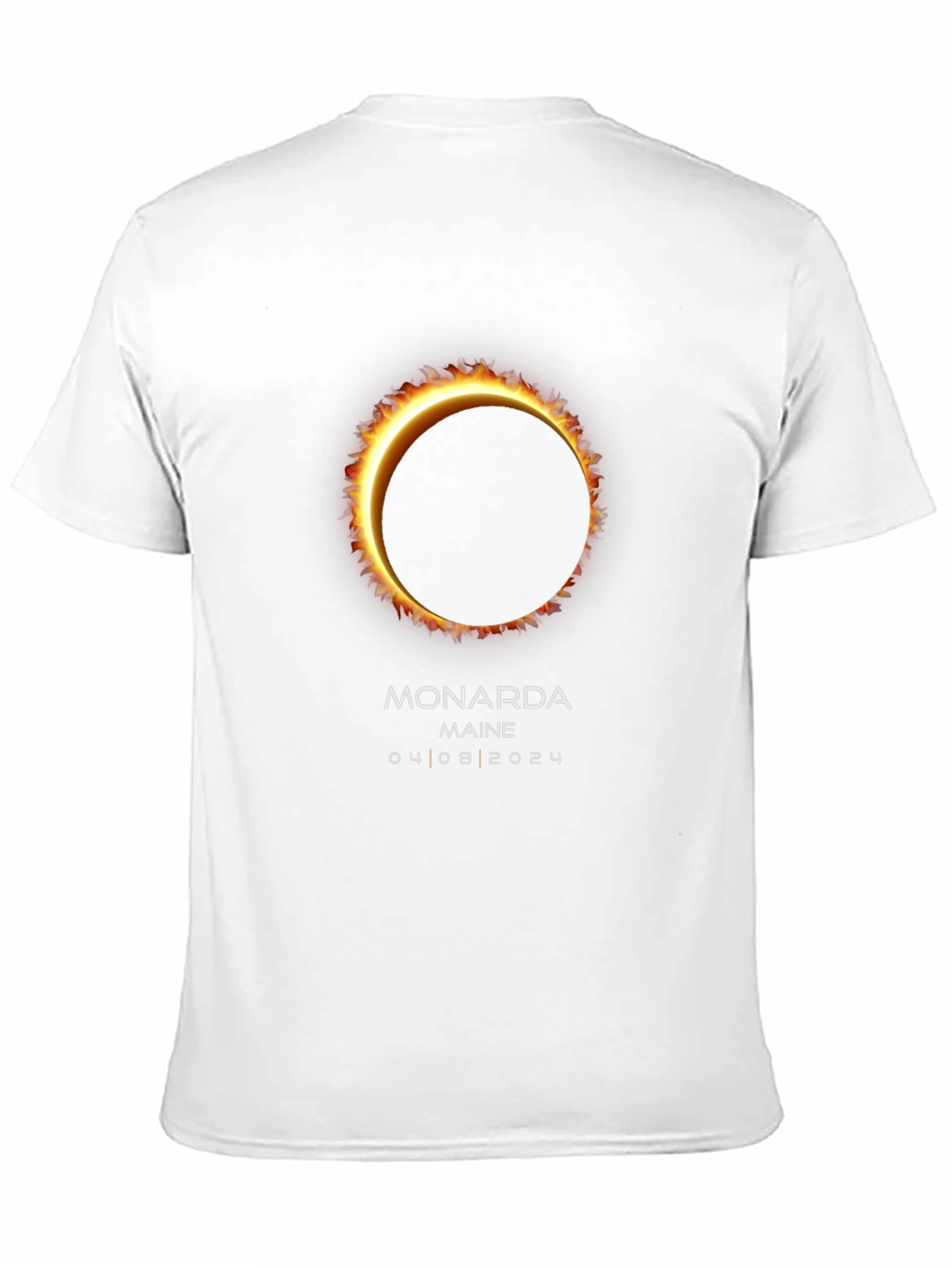 Monarda Maine 2024 Total Solar Eclipse T-Shirt