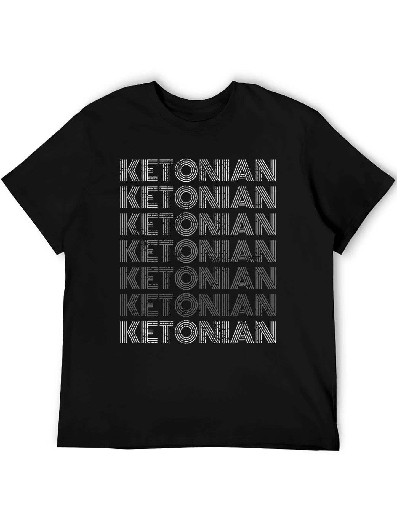 Ketোনিয়ান Patterned Black T-Shirt