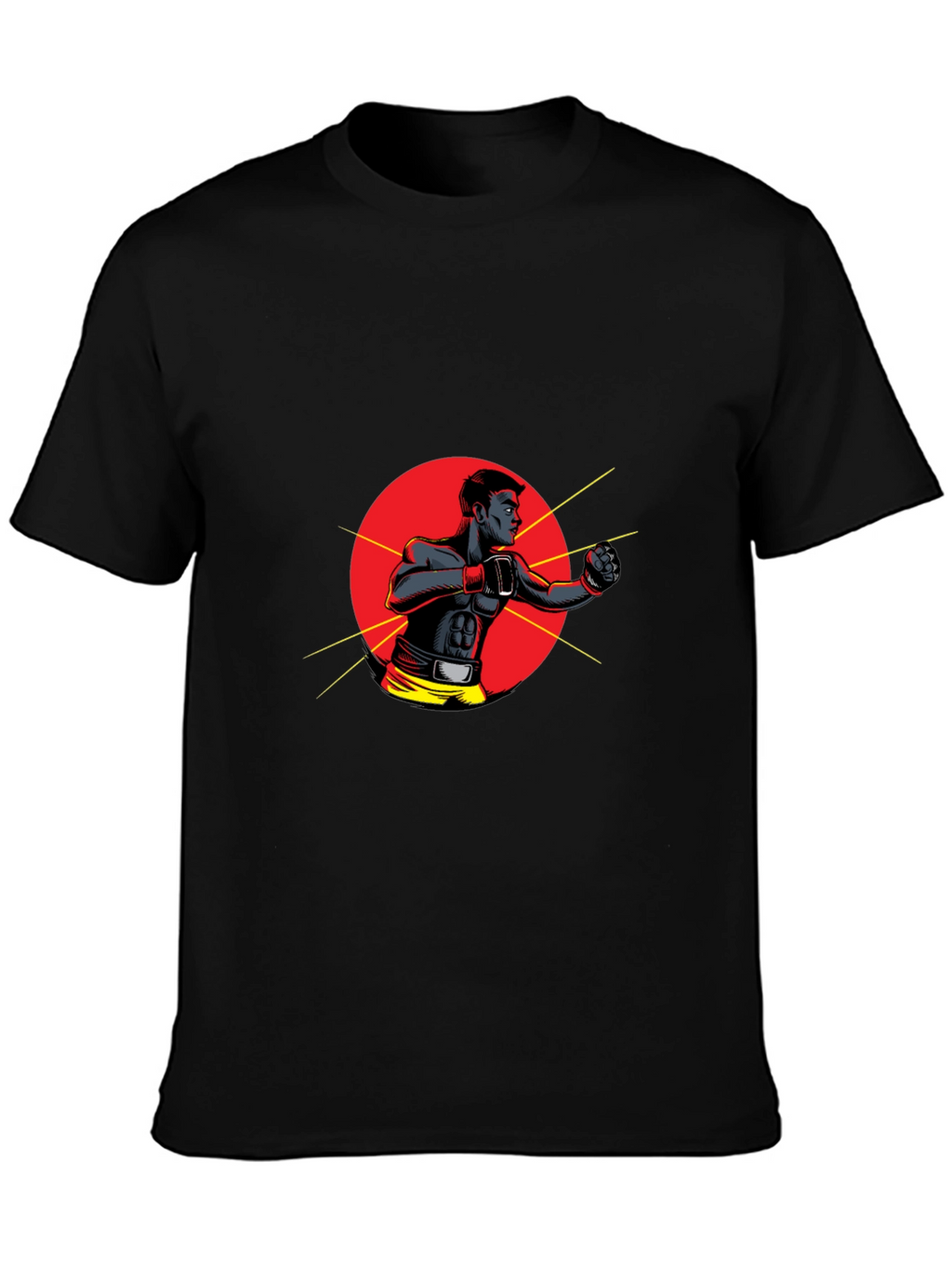 Black Boxer Graphic Tee