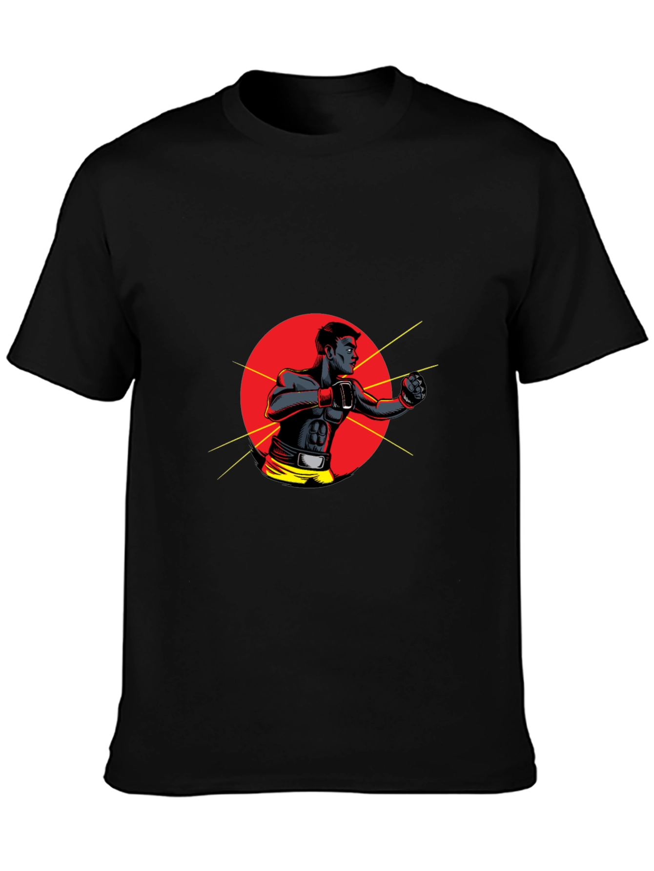 Black Boxer Graphic Tee